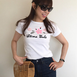 大人のためのお洒落なＴシャツ（サクラ） 2枚目の画像