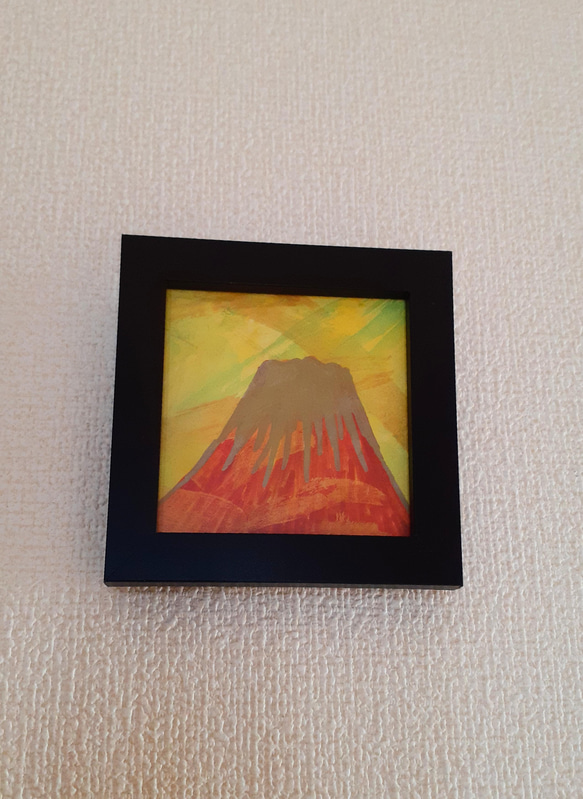 赤富士　希望　11ミニ原画 5枚目の画像