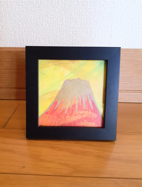 赤富士　希望　11ミニ原画 2枚目の画像