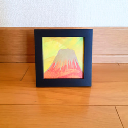 赤富士　希望　11ミニ原画 3枚目の画像