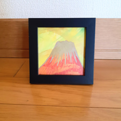赤富士　希望　11ミニ原画 1枚目の画像