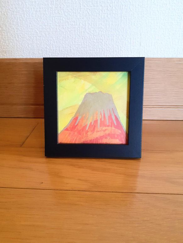赤富士　希望　11ミニ原画 1枚目の画像