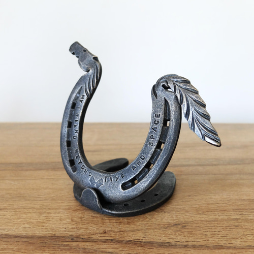 馬のオブジェ 馬の蹄鉄オブジェ｜メモリアルオブジェ｜名入れ｜刻印 その他