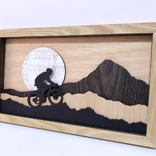 自転車 立体アート ウォールデコレーション インテリア 壁掛け