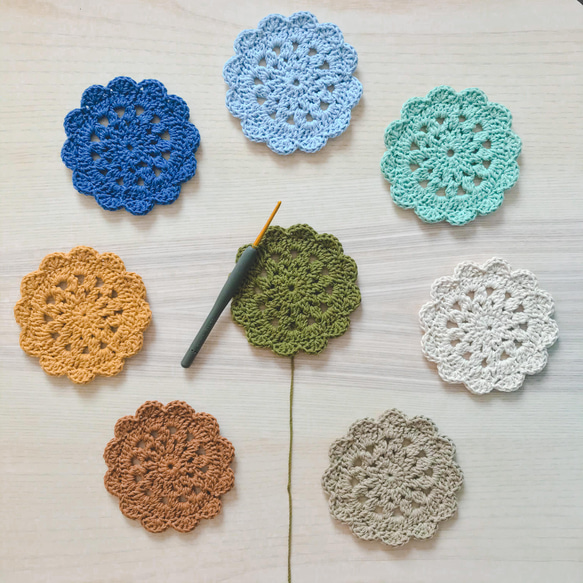 手作りかぎ針編みコースター その他インテリア雑貨 Catmuzi's Craft貓