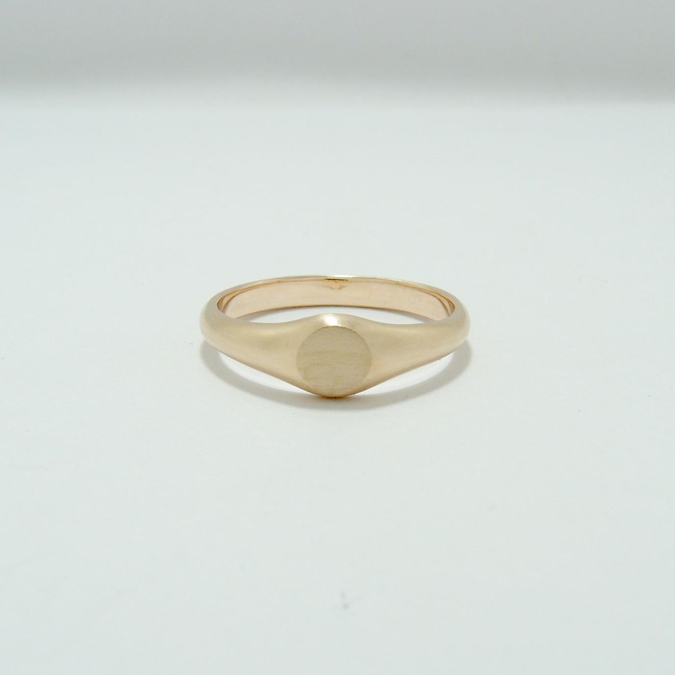 K10YG プチシグネットリング　petit signet ring