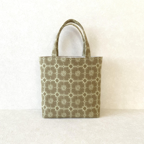 ミナペルホネン ミニトート・アネモネ・カーキ トートバッグ atelier