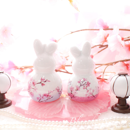 うさぎお雛様〜可愛いひな祭り〜陶器製 ひな人形・雛飾り うさぎお雛様〜可愛いひな祭り〜陶器製 ひな人形・雛飾り