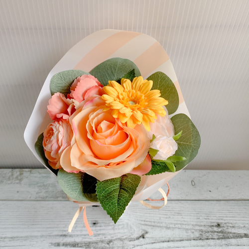 カラーを選べる》 おまかせミニブーケ Mサイズ アーティフィシャル