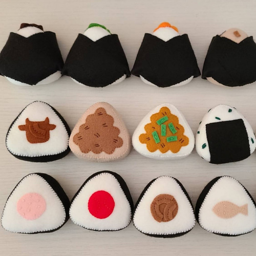 25 フェルトままごと おにぎり オーダーページ