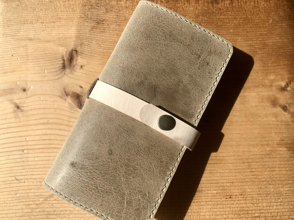 ハンドメイド❤️クードゥー（KUDU）の革を使ったハンドバッグと手帳