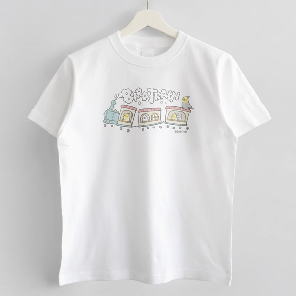 Tシャツ（BIRD TRAIN / オカメインコ） 2枚目の画像