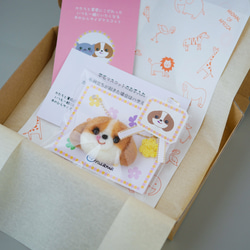 キャバリア犬とお花チャーム バッグにつけて一緒にお出かけ キャバリアグッズ 雑貨 ギフト プレゼント｜ブレンハイム 5枚目の画像