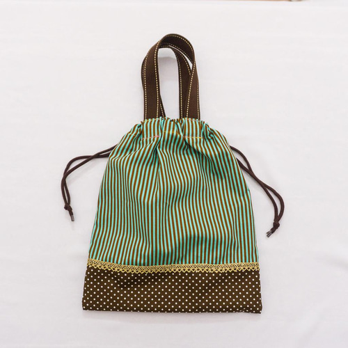 チョコミントDECO☆入園入学セット（バッグ・上履き入れ・体操着入れ