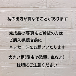 送料無料！サイズ変更受付中！受注制作　入園入学グッズ　恐竜×グレー　レッスンバッグ　上履き袋　体操服袋 15枚目の画像