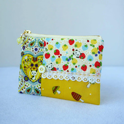 ○パッチワーク＊パンダいっぱい＊いちご＊ハート＊イエローのミニミニ