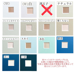 【命名書】撫子　42種類から選べるマットカラー　1人用　高級感 5枚目の画像