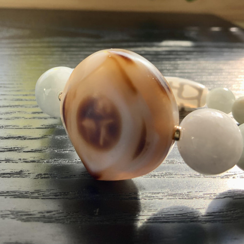 老天珠 dzi Beads 宝瓶天珠のブレス 老天珠 dzi Beads 宝瓶天珠のブレス