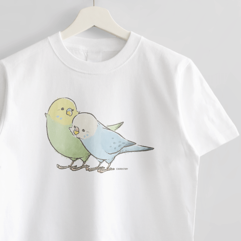 【BODE】ツイン インコ 刺繍 コットン Tシャツ BODE】ツイン インコ 刺繍 コットン Tシャツ (BODE/Tシャツ