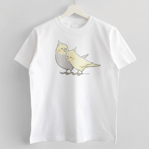 Tシャツ（なかよし / オカメインコ） 2枚目の画像