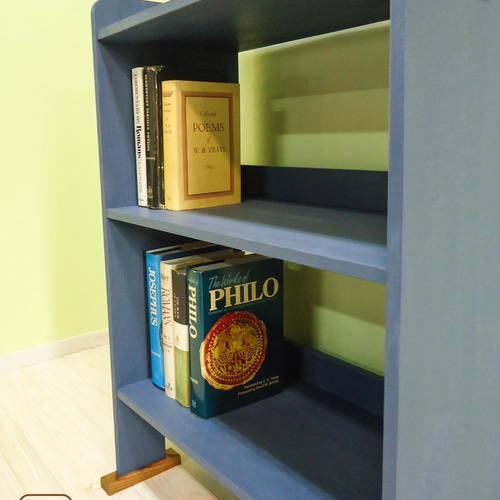 ヴィンテージ オープンシェルフ 水色 ヴィンテージ オープンシェルフ 水色