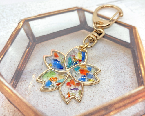 専用商品K-9617 じゃれ猫チャーム(フラワー 花びら 琉球ガラス) 専用商品K-9617 じゃれ猫チャーム(フラワー 花びら 琉球ガラス)