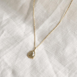 K18 Rose cut diamond necklace [OP700K18YG] 4枚目の画像