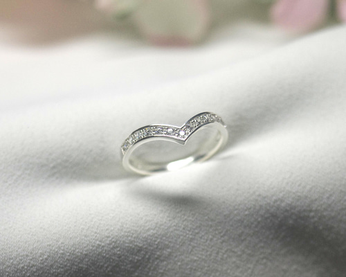 ルリアページ☺︎ V字リング sv925 指輪・リング MIRELE(ミレール) 通販 13443508