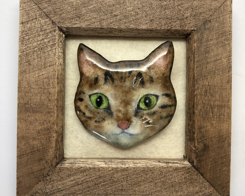 ブローチ 猫 アンティーク 有望