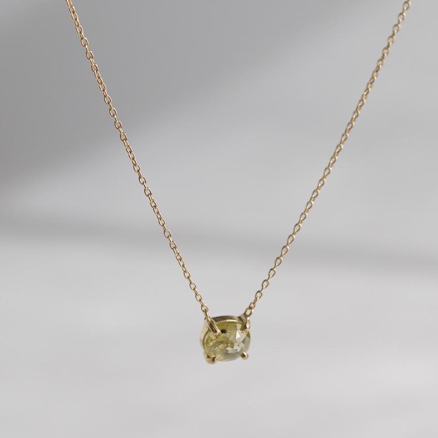 K18 Diamond necklace [OP743K18YG]