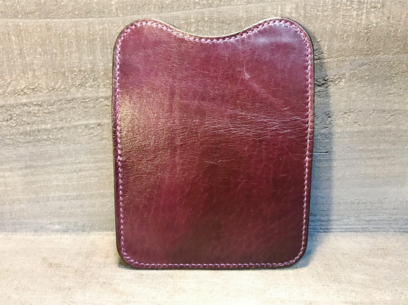 名刺入れ カードケース ルガトーレザー 手縫い 定期入れ レザークラフト 革小物 ハンドクラフト 限定品 新品未使用 