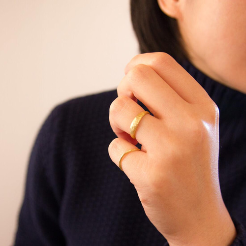 k18波打ちリング 指輪・リング hil jewelry 通販 13443871