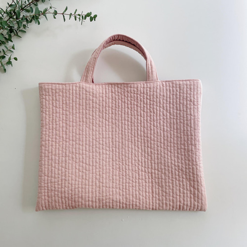 ヌビ レッスンバッグ ピンク ヌビバッグ◇キルティング バッグ ヌビ レッスンバッグ ピンク ヌビバッグ◇キルティング バッグ