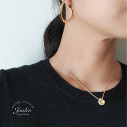 再販×2 Monica ビーンズネックレス / Matte gold ネックレス  