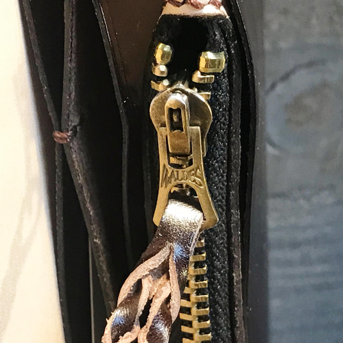 トラッカーズウォレット ルガトーレザー 革財布 手縫い サドルレザー