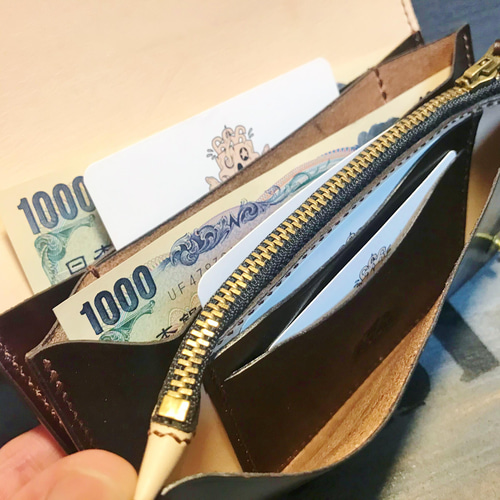 トラッカーズウォレット ルガトーレザー 革財布 手縫い サドル トラッカーズウォレット ルガトーレザー 革財布 手縫い サドル