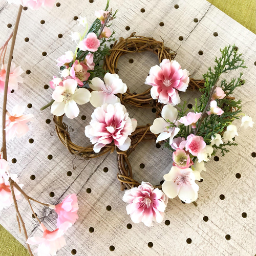 和風 桜飾り アートフラワー ナチュラルnatural358 通販