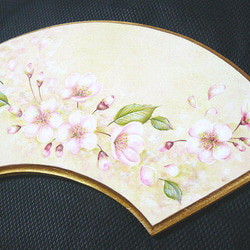 お買い得商店街 桜扇❤トールペイント（受注製作・送料無料） 絵画 通販 andante 小物入れ