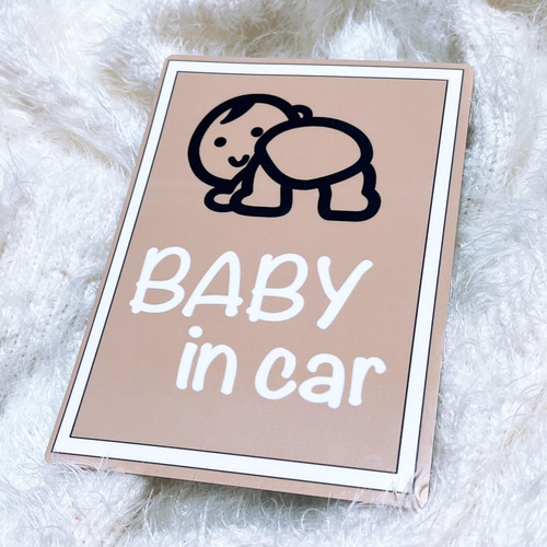 002 ベイビーインカー/キッズインカー(マグネット or ステッカー) 出産 