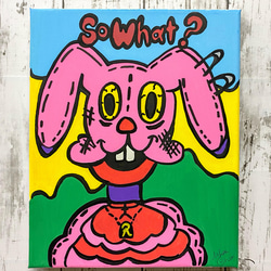 絵画　原画　ポップアート　【So What?】 1枚目の画像