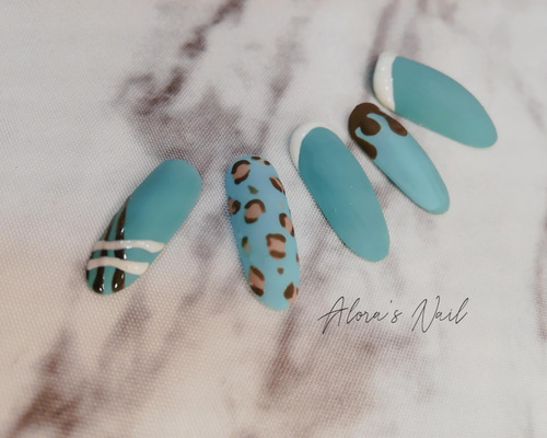 Metamorphose ヒョウ柄チョコミントJSK