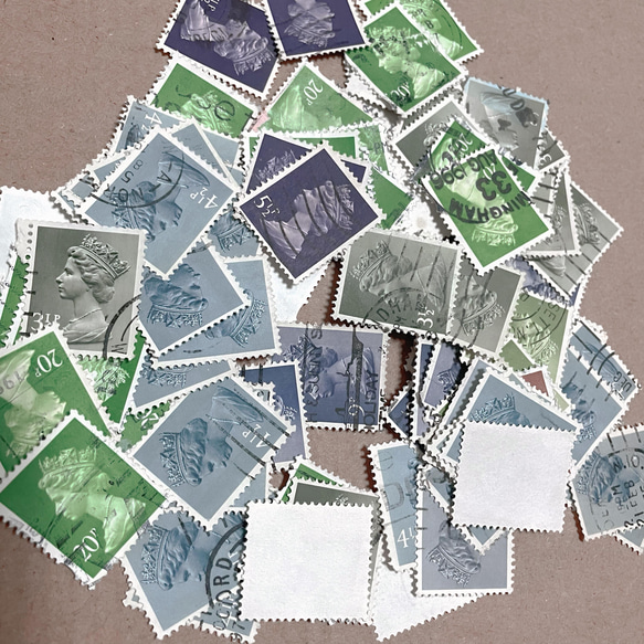 ヴィンテージ 切手 100枚セット 2枚目の画像
