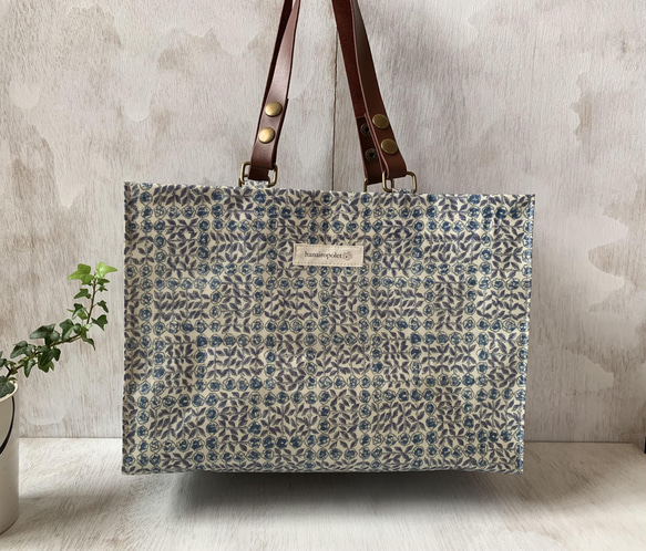 クロスステッチ❤︎Bigトートバッグ】ハンドメイド サモイロフ