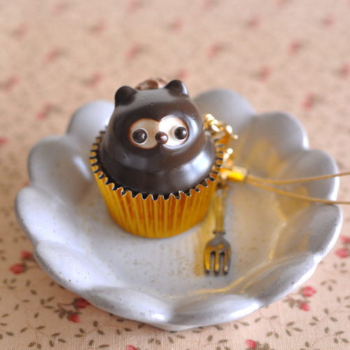 たぬきさん♡カップケーキ たぬきさん♡カップケーキ