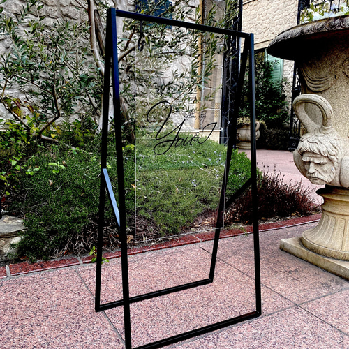 アイアン看板 イーゼル Bosendorfer ウェルカムボード trippy wood