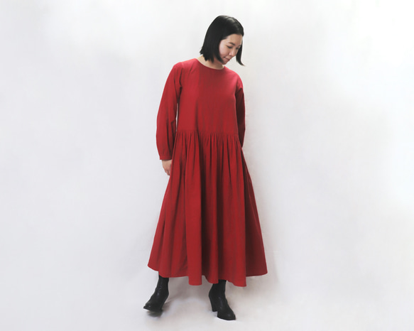【美品】ビアズリー　リネンギャザーチュニック　ピンク BEARDSLEY リネンギャザーチュニック - メルカリ
