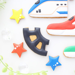 新幹線　人気No.2　【アイシングクッキー】　誕生日　オーダー　プレゼント　通販　新幹線クッキー　インスタ映え 7枚目の画像