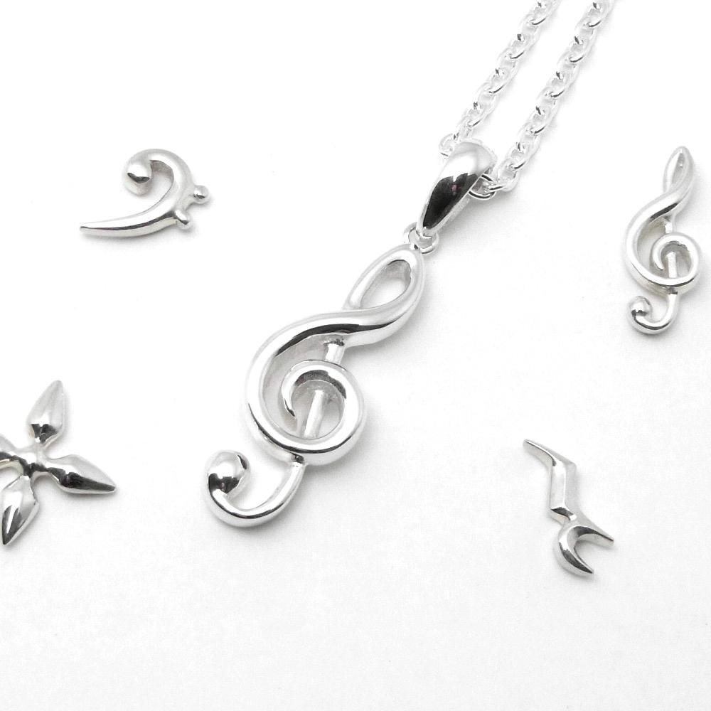 Gran ト音記号ペンダント