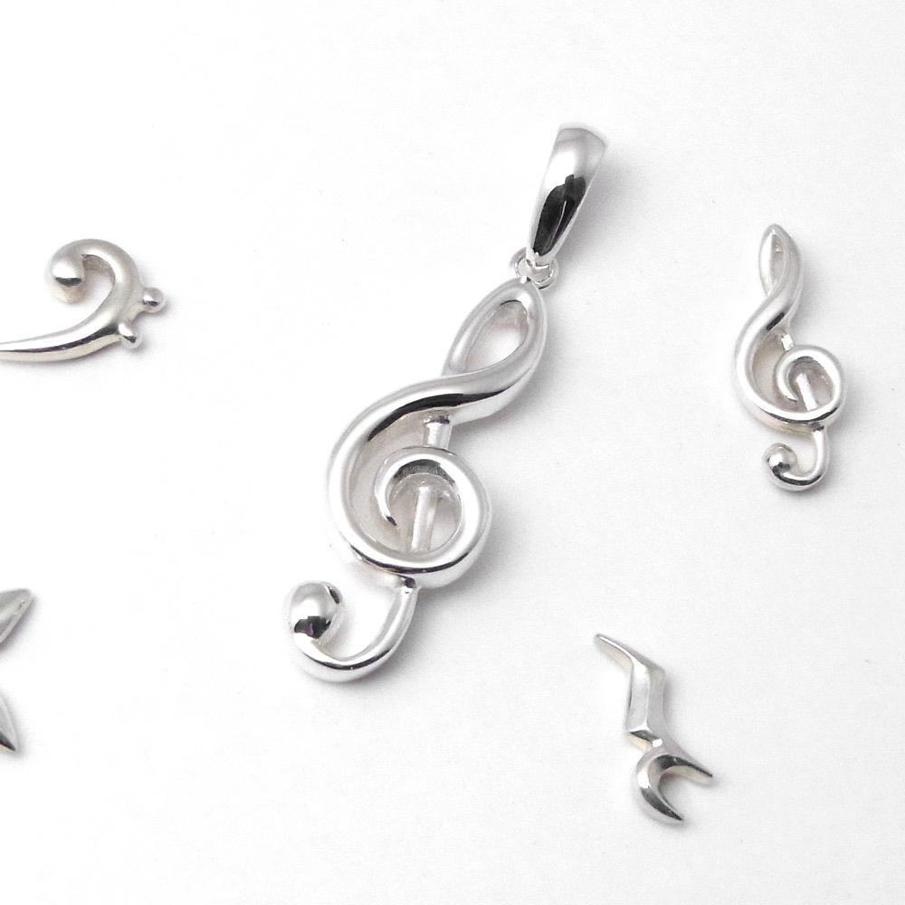 Gran ト音記号ペンダントトップ