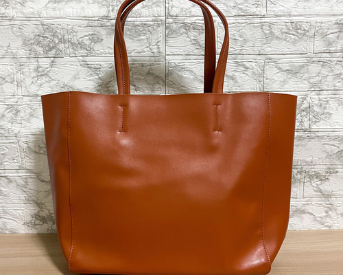 ハンドメイド　オーダー本革ブラウントートバッグ カードケース付き fit=scale-down,w=1200